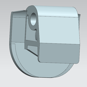 new parts PA66 clip mold case