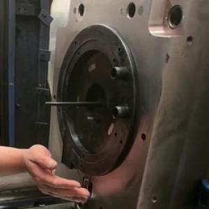 big round cover injection