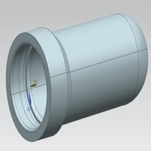 small tube parts with 8 cavity