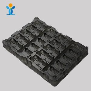 Black Anti-static blister tray Plastic ESD PCB tray Electronic component tray