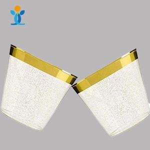 Gold Cups,Disposable Gold Glitter Plastic Cups,Premium Wedding Cups,Party Cups 