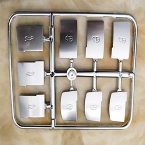 Pearl chromated nameplate