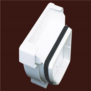 plastic gutter accessory left gutter ends cap