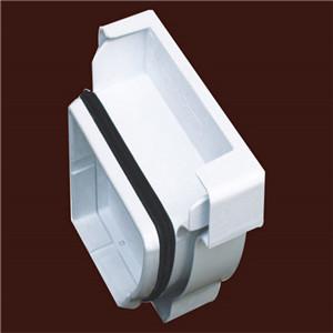 plastic gutter accessory right gutter ends cap